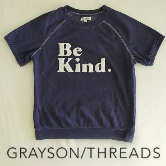 Grayson Threads Tops - Be Kind - Period Jersey Knit Raglan Tee